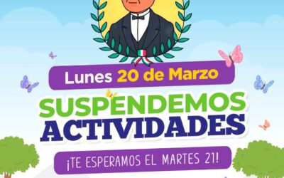 Suspensión de Actividades, 20 Marzo 2023